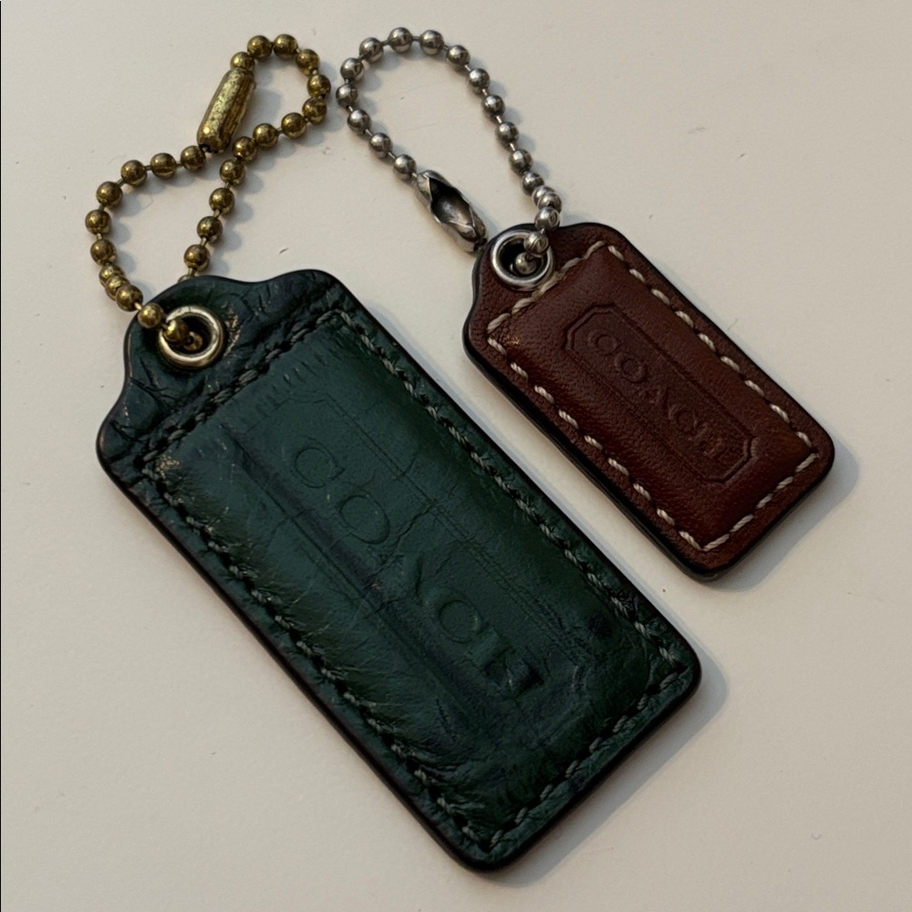 Coach Keychain Tags